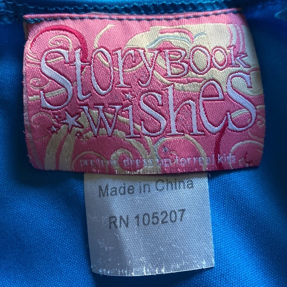 💙🩵PRINCESS CINDERELLA🩵💙 BLUE DRESS SIZE 4/6 - Picture 7 of 10